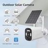 AKAVIG Outdoor 8CH Solar Power Security Camera System with 8 Cameras and 2T Hard Disk, 4MP Wireless WiFi Solar NVR Kit with Two Way Audio, Motion Detection view 2