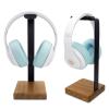 GEVO Headphone Stand for Desk - Wooden Headset Stand for Desk - Wooden Headphone Holder with Airpods Max and More(Square) view 2