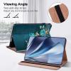 ALILANG Case for Samsung Galaxy Tab S2 9.7" 2015 Case (SM-T810/T815/T813) with Stylus, Shockproof Folding Stand Cover for Galaxy Tab S2 Case-Blue Rose view 4