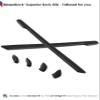 BLAZERBUCK Sock Kits Earsocks & Nosepieces for Oakley Bisphaera OO9400 Sunglasses - Black + Black view 4