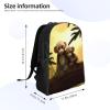RLDOBOFE Backpack Travel Casual Daypack for Men Women Cute Couple Monkey Laptop Backpack Lightweight Double Shoulder Bag for Work Hiking view 3