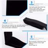 Kadxyan Adjustable Desktop Computer Monitor Cover, Radiation Protection, Foldable Design, Privacy Protection, Efficient Light Shielding, Frame Length 38-65cm, for Office, Photo Editing view 3