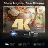 4K Home Theater Projector HDMI 2.1, ARC, Android TV 14.0, Portable Smart Bedroom Movie Gaming Projector 4K HDR, with WiFi 6, Bluetooth, Dolby Audio, Voice Control, Apps, Auto Focus, ZOOM, 1400ANSI view 3