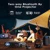 4K Home Theater Projector HDMI 2.1, ARC, Android TV 14.0, Portable Smart Bedroom Movie Gaming Projector 4K HDR, with WiFi 6, Bluetooth, Dolby Audio, Voice Control, Apps, Auto Focus, ZOOM, 1400ANSI view 4