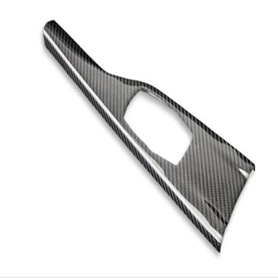 Automotive Interior Multimedia Panel Fit For BMW F30 F31 F32 F34 F36 Accessories Real Carbon fiber pattern pattern Car Multimedia Knob Button Panel Cover Sticker Interior Trim Fashionable And Aestheti