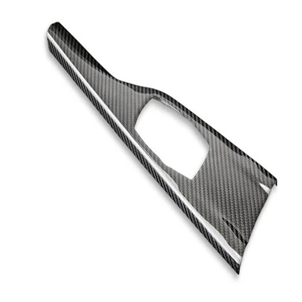 Automotive Interior Multimedia Panel Fit For BMW F30 F31 F32 F34 F36 Accessories Real Carbon fiber pattern pattern Car Multimedia Knob Button Panel Cover Sticker Interior Trim Fashionable And Aestheti