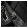 Automotive Interior Multimedia Panel Fit For BMW F30 F31 F32 F34 F36 Accessories Real Carbon fiber pattern pattern Car Multimedia Knob Button Panel Cover Sticker Interior Trim Fashionable And Aestheti view 2