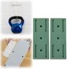 Adhesive Punch-Free Socket Holder, Power Strip Holder Wall Mount, 2024 Upgraded Self-Adhesive Desktop Socket Fixer for WiFi Routers, Remotes (Green*2PCs) view 1