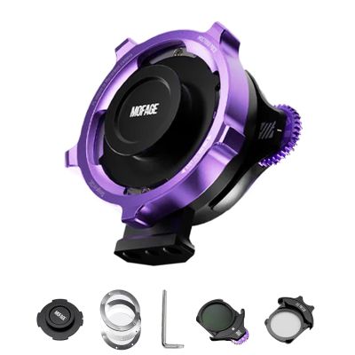 MOFAGE PL-RF Lens Adapter for PL to RF Mount Camera Lens Adapter, Fit All PL Lens Filter Size, Quick Change Filter