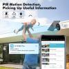 EVERSECU 2K 3MP Solar-Powered Wireless Security Camera Support Pairing Via Bluetooth, Outdoor WiFi Home CCTV Bullet Camera, Spotlight, PIR Motion Detection, 2-Way Audio, Compatible with Alexa(4pack) view 3