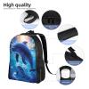 RLDOBOFE Backpack Travel Casual Daypack for Men Women Cute Dolphins Laptop Backpack Lightweight Double Shoulder Bag for Work Hiking view 4