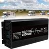 DirectNine Basics 10000 Watt Pure Sine Wave Power Inverter for RV Camping, DC to AC Converter with LED Display and AC Outlets, 12V/24V/48V to 110V/220V Outdoor Power Supply view 1
