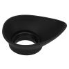 Camera Eyepiece Eyecup 22mm, Viewfinder Oval Eyeshade for D700 D800 F5 D3S F6 D4 D3X D2X D2H, Rubber Camera Parts Replacement view 2