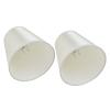 2 Pcs Modern Lamp Shade, Barrel Cloth Lampshade Clip on Lamp Shade Decorative Lamp Shade Table Lamp Cover Beside Lamp Shade(Beige) view 1