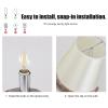 2 Pcs Modern Lamp Shade, Barrel Cloth Lampshade Clip on Lamp Shade Decorative Lamp Shade Table Lamp Cover Beside Lamp Shade(Beige) view 2