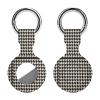 ZXDSKGYN Protective Case for AirTag,Gray Houndstooth Stripes Silicone Air Tag Holder with Key Rings, Protective Airtag Case Cover Accessories, 1PCS view 1