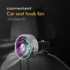 360 Degree Rotating Car Air Conditioner Air Outlet Fan Universal USB-Interface Power Supply With Light Adjustable Speed Cooling Fan Pc Usb Silent-led Replacement For-rooms Extension Laptop With Plug view 2