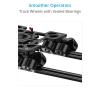 PROAIM Breeza Pro Camera Dolly w Track. Mitchell, 75mm, 100mm Bowl Mount. Offers Payload up to 50kg / 110lb. view 4