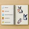 100 PCS Boston Terrier Stickers Pack  Waterproof Dog Decals for Water Bottles, Laptops, Phones, Notebook, Cars  Cool Vibrant Graphics for Boston Terrier Enthusiast view 4
