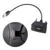 JzcsdkSIL USB Square Dashboard Mount 25cm 9.8'' USB Extension Mount Panel Mount Cable for Car Boats USB Dashboard Port view 4