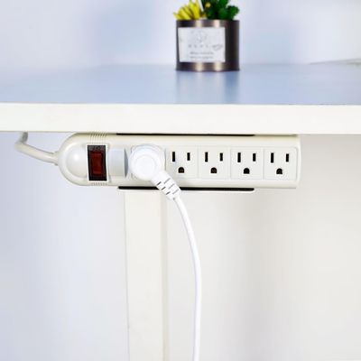 Monzlteck Universal Power Strip Mount, Put Your Power Strip Under the Desk or On the Wall-(Power Strip not Included)-Fits 1.6" to 2.4" Width
