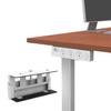 Monzlteck Universal Power Strip Mount, Put Your Power Strip Under the Desk or On the Wall-(Power Strip not Included)-Fits 1.6" to 2.4" Width view 3