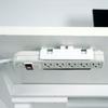 Monzlteck Universal Power Strip Mount, Put Your Power Strip Under the Desk or On the Wall-(Power Strip not Included)-Fits 1.6" to 2.4" Width view 4