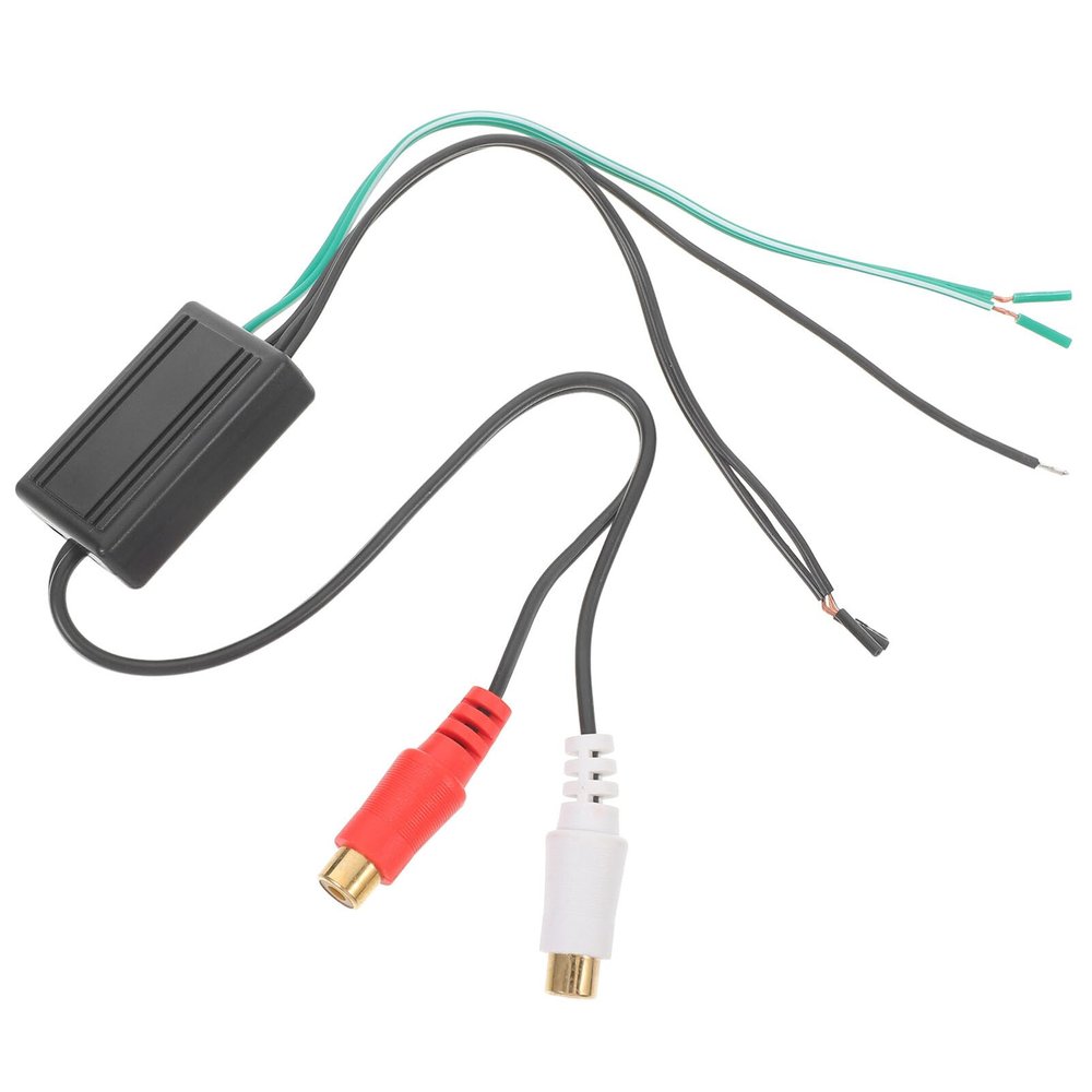 SOLUSTRE Car Audio Speaker Cable Adapter Female Connection for Vehicle Signal Transmission Compatible Cars Sleek Design Convenient