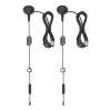 2Pcs Magnetic Antenna Copper Magnetic Antenna, LTE Knurled LTE High Gain SMA Inner Needle Interface Omnidirectional Antennas for 4G Routers 12dbi 700-2700mhz view 4