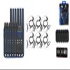 Motorola Solutions, Talkabout T802, Portable FRS Two Way Radio 6 Pack Walkie Talkies Blue/Black 22 Channels 6 PTT Curl Earpieces view 1