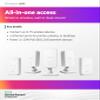 HPE Networking Instant On Access Point AP22D 2x2 WiFi 6 Indoor Wireless Access Point (5 Pack) | Single-Room, Secure, Smart Mesh Support | Power Source Not Included | US Model (S1U75A-5PACK) view 4