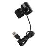 Akozon HighResolution USB Web Camera with Mic, 0.3MP, 360 Degree Rotation, Night LED Light, Designed for LCD Screen and Laptop - Compatible with MSN, ICQ, Netmeeting, view 2