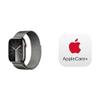 Apple Watch Series 9 [GPS + Cellular 45mm] Smartwatch with Graphite Stainless Steel Case with Graphite Milanese Loop. Fitness Tracker, ECG Apps, Always-On Retina Display with AppleCare+ (2 Years) view 1