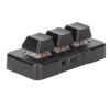 Akozon 3 Key Keypad, RGB Backlit USB Interface Mini Mechanical Programmable Macro Keypad - Ideal for Computer Gaming (Black) view 2