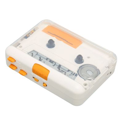 Akozon Portable USB Cassette ConverterPlug and Play MP3 Music Tape Player with Earphone- Ideal for and PC