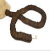 Dk Brown COVEREase Lamp Cord Cover 9 ft Faux Silk Fabric Cover - Cable Sleeve, Wire Cover, Cord Hider for Cable Management for Electrical Lighting Fixtures (Dk Chocolate 1 Pack) view 2