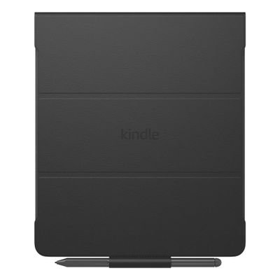 Plant-Based Leather Folio Cover with Magnetic Attach, Designed with Sustainability in Mind for Amazon Kindle Scribe