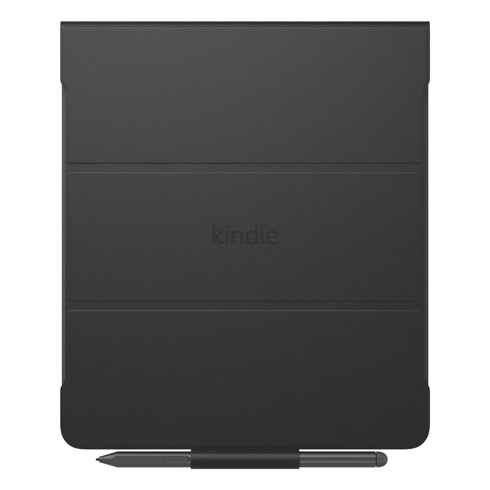 Plant-Based Leather Folio Cover with Magnetic Attach, Designed with Sustainability in Mind for Amazon Kindle Scribe