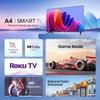 Hisense 32-Inch Class A4 Series HD 720p Smart Roku TV with Alexa Compatibility (32A4HNR) - Dolby Audio, Slim Bezel Design, Google Assistant view 4