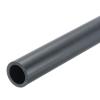 MECCANIXITY 7/8 Inch PVC Rigid Tube Round Pipe Tubing Hardware Tubing 16.6mm ID 22mm OD 8" Length Dark Grey High Impact for Water Pipe, Crafts view 1