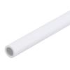 MECCANIXITY PVC Rigid Tube Round Pipe Tubing Hardware Tubing 4mm ID 6mm OD 8" Length White High Impact for Water Pipe, Crafts view 1