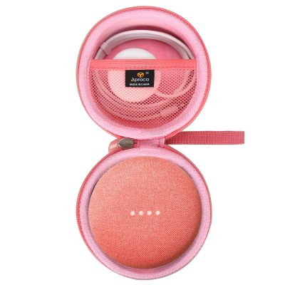 Aproca Orange Portable Storage Hard Case, for Google Nest Mini 2nd Generation Smart Speaker and Accessories