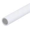 MECCANIXITY PVC Rigid Tube Round Pipe Tubing Hardware Tubing 7mm ID 9mm OD 8" Length White High Impact for Water Pipe, Crafts view 1
