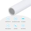 MECCANIXITY PVC Rigid Tube Round Pipe Tubing Hardware Tubing 7mm ID 9mm OD 8" Length White High Impact for Water Pipe, Crafts view 3