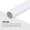 MECCANIXITY PVC Rigid Tube Round Pipe Tubing Hardware Tubing 7mm ID 9mm OD 8" Length White High Impact for Water Pipe, Crafts view 4
