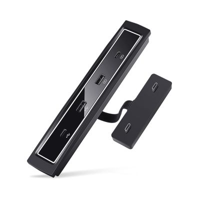 Compatible for 3/Y 27W Quick Charger LED Intelligent Docking Station USB Shunt Hub Decoration Car Accessories Laptop Docking Station with Charging Monitor Hdmi-Compatible Ports and Power USB C Ower C