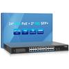 24 Port 2.5G PoE Switch Unmanaged with 24 Port 2.5Gb Base-T PoE+@400W + 2 x 10G SFP+ Uplink, NICGIGA 26 Port 2.5Gbe IEEE802.3af/at Power Over Ethernet Switch, Support WiFi6 AP, NAS, 4K PoE Camera NVR. view 1