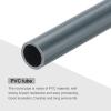 MECCANIXITY PVC Rigid Tube Round Pipe Tubing Hardware Tubing 8mm ID 10mm OD 8" Length Dark Grey High Impact for Water Pipe, Crafts view 4