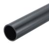 MECCANIXITY 1 1/4 Inch PVC Rigid Tube Round Pipe Tubing Hardware Tubing 28.2mm ID 32mm OD 8" Length Dark Grey High Impact for Water Pipe, Crafts view 1