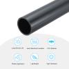 MECCANIXITY 1 1/4 Inch PVC Rigid Tube Round Pipe Tubing Hardware Tubing 28.2mm ID 32mm OD 8" Length Dark Grey High Impact for Water Pipe, Crafts view 3